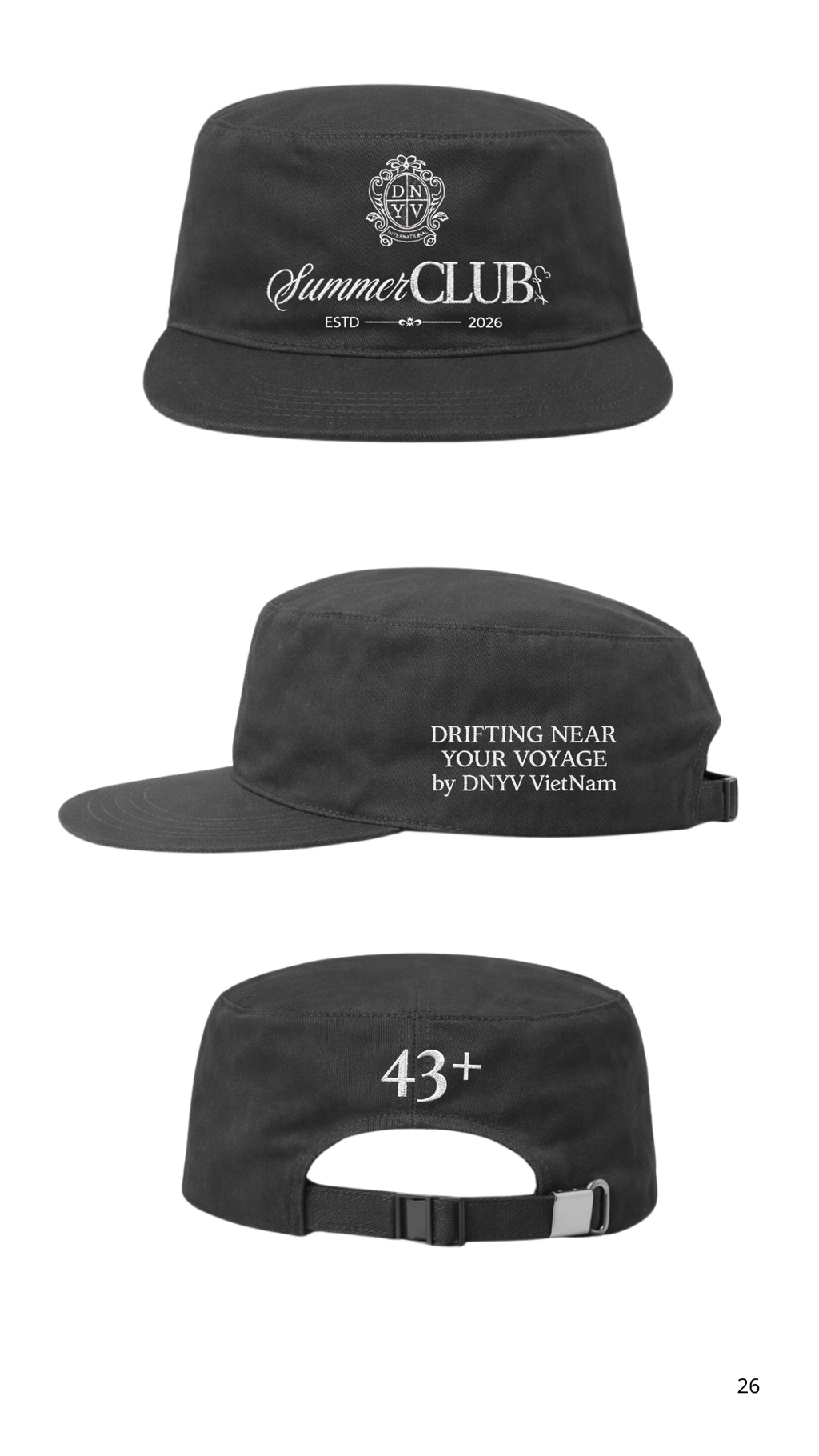 SUMMER CLUB ESTD Classic Cap.