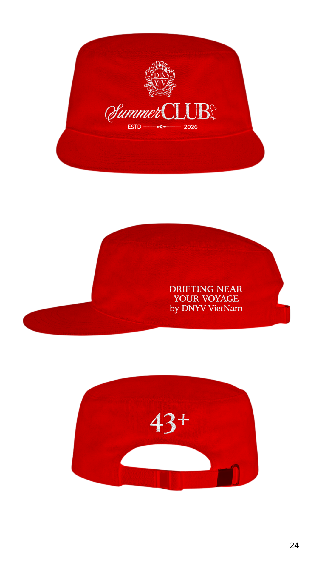 SUMMER CLUB ESTD Classic Cap.