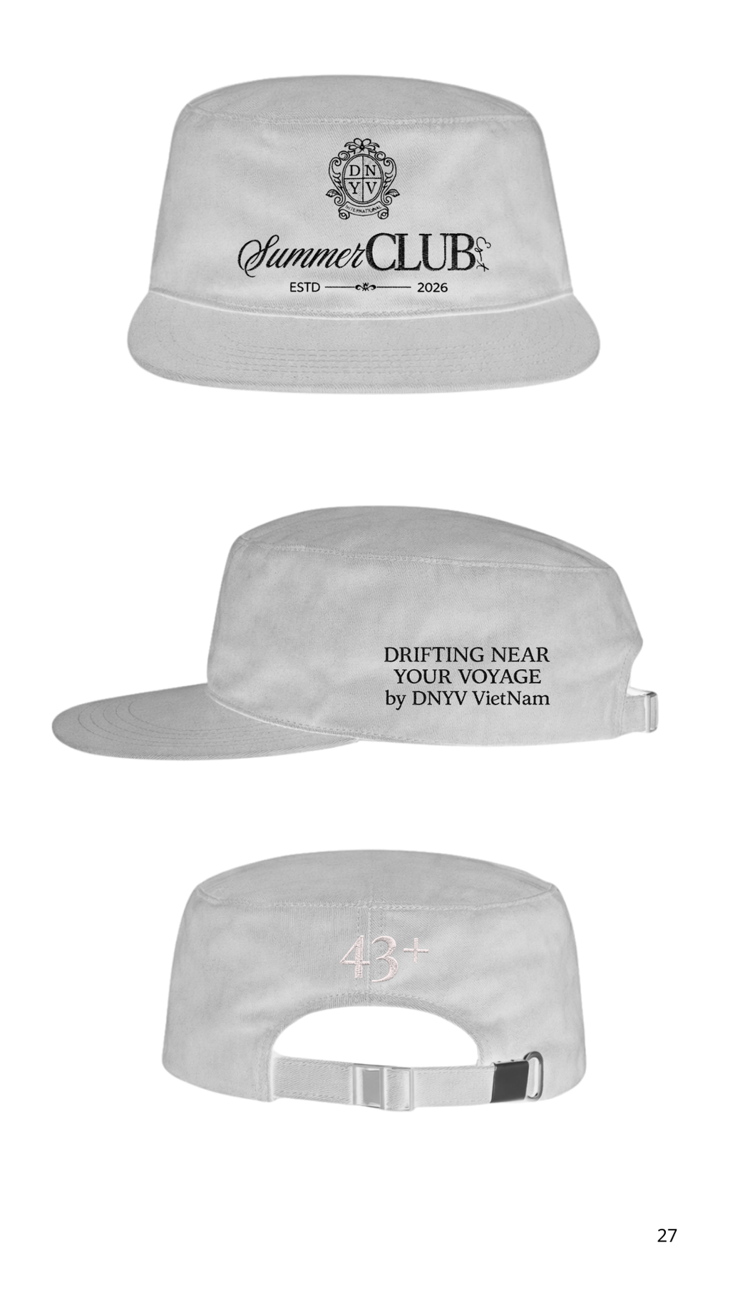 SUMMER CLUB ESTD Classic Cap.